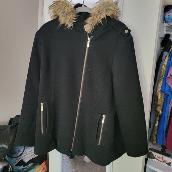 Michael Kors Wool Pea Coat Size 18 - Picture 1 of 5